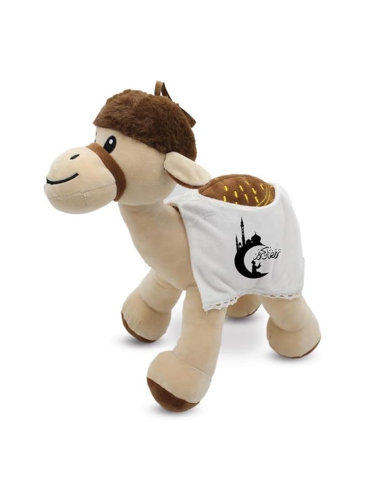 PRINTSHOP4ME - Ramadan Themed Plush Camel - Ramadan Gift for Kids Perfect for Boys and Girls - Ramadan Gift Idea for Kids - Image 1