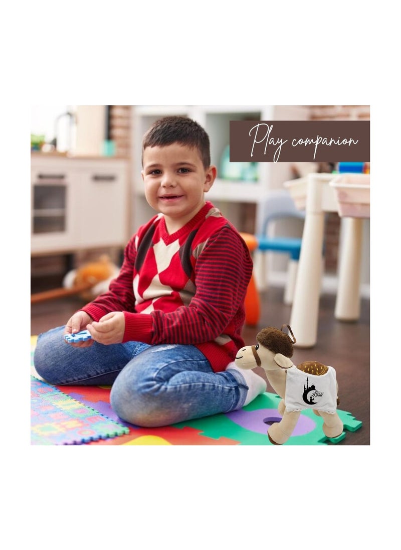 PRINTSHOP4ME - Ramadan Themed Plush Camel - Ramadan Gift for Kids Perfect for Boys and Girls - Ramadan Gift Idea for Kids - Image 1