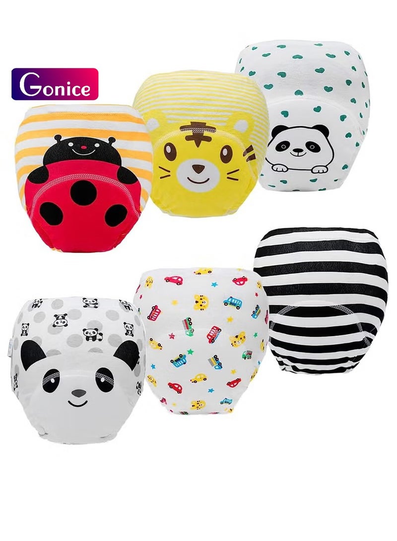 جونيس سروال تدريب قعادة للبنين البنات الأطفال الصغار ، 6 حزم تصاميم التعلم تدريب الملابس الداخلية السراويل - Image 1
