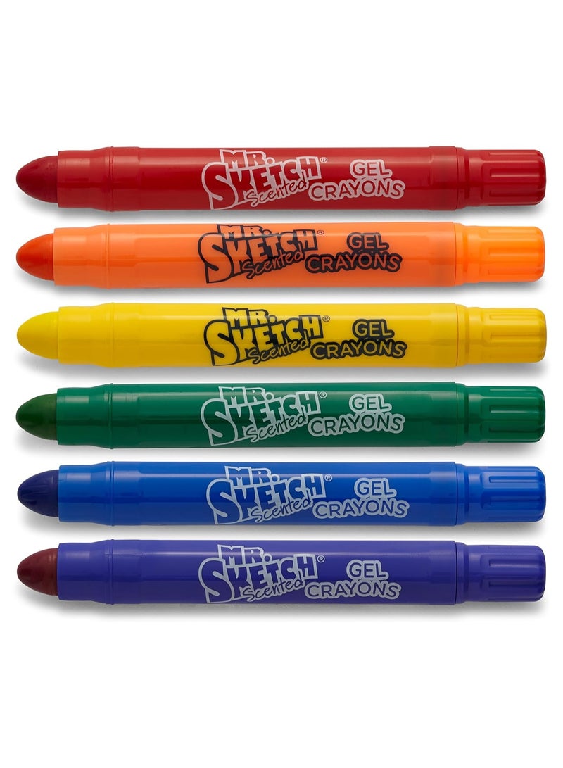 Mr. Sketch أقلام جيل معطرة قابلة للتدوير، ألوان متنوعة، عبوة من 6 - Image 3