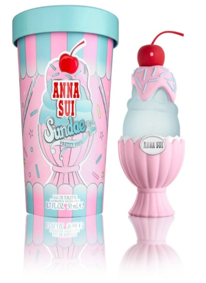 ANNA SUI Sundae Pretty Pink EDT 50ml For Women 