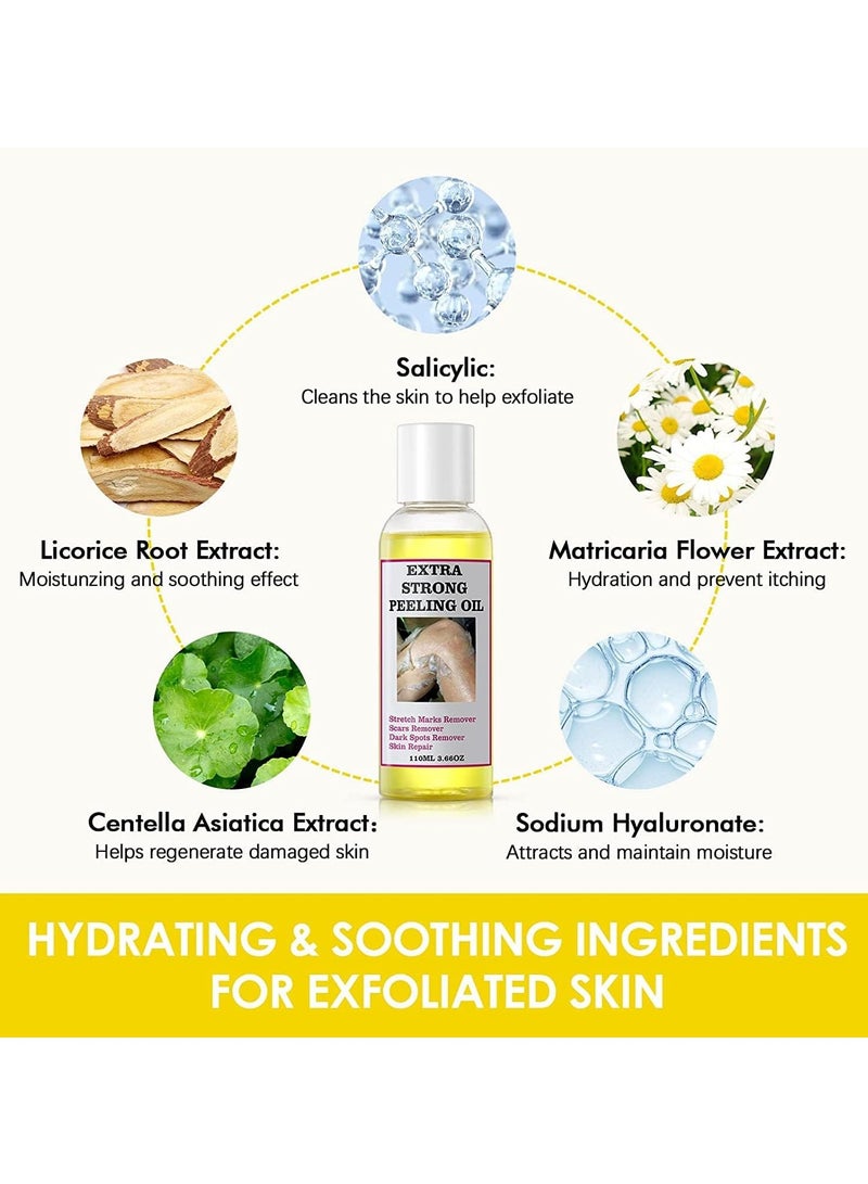 MOOYAM Super Strength Yellow Peeling Oil Exfoliating Dark Skin for Body - Image 3