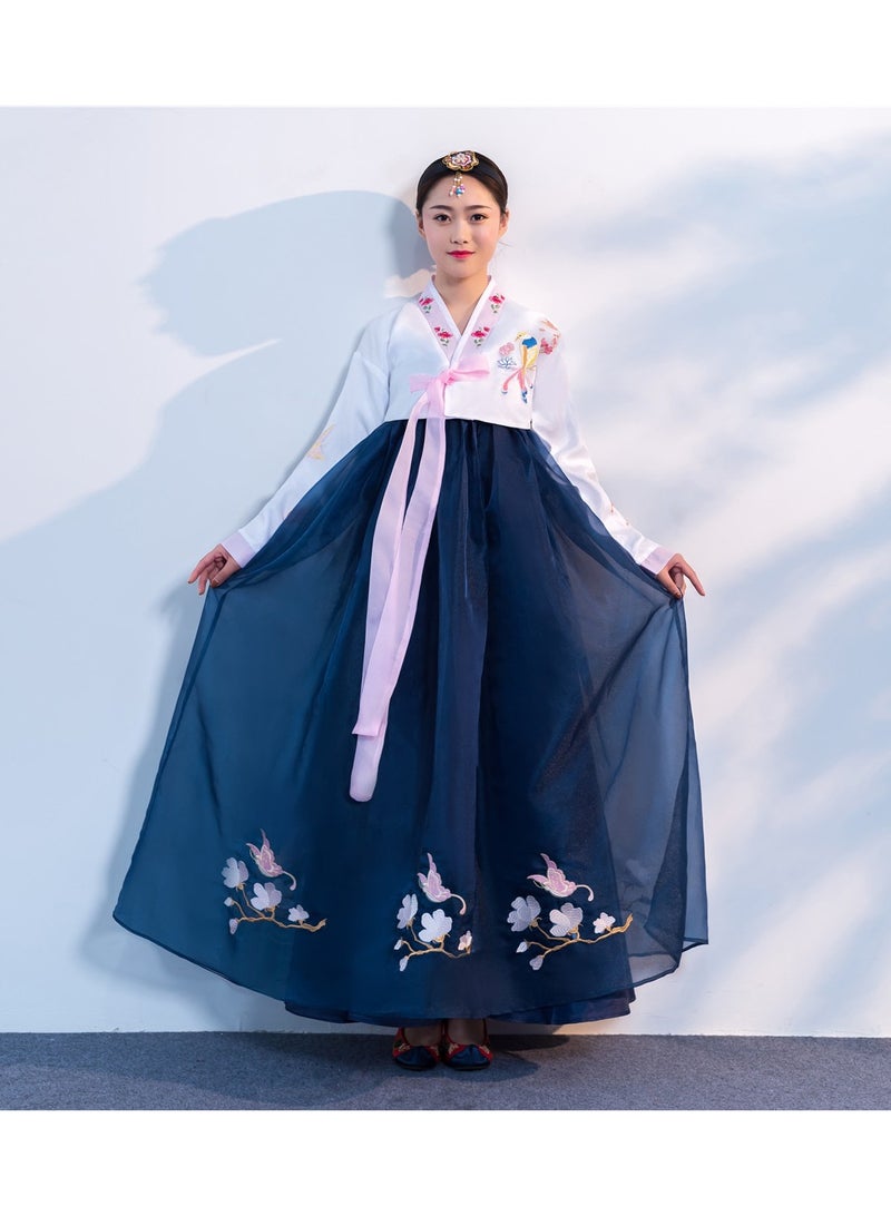 KUYING New Korean Traditional Long Sleeved Dress Cosplay Clothing  - Image 1