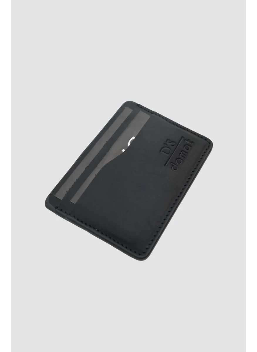 D'S DAMAT Black Leather Wallet 8HC591ORTKR04