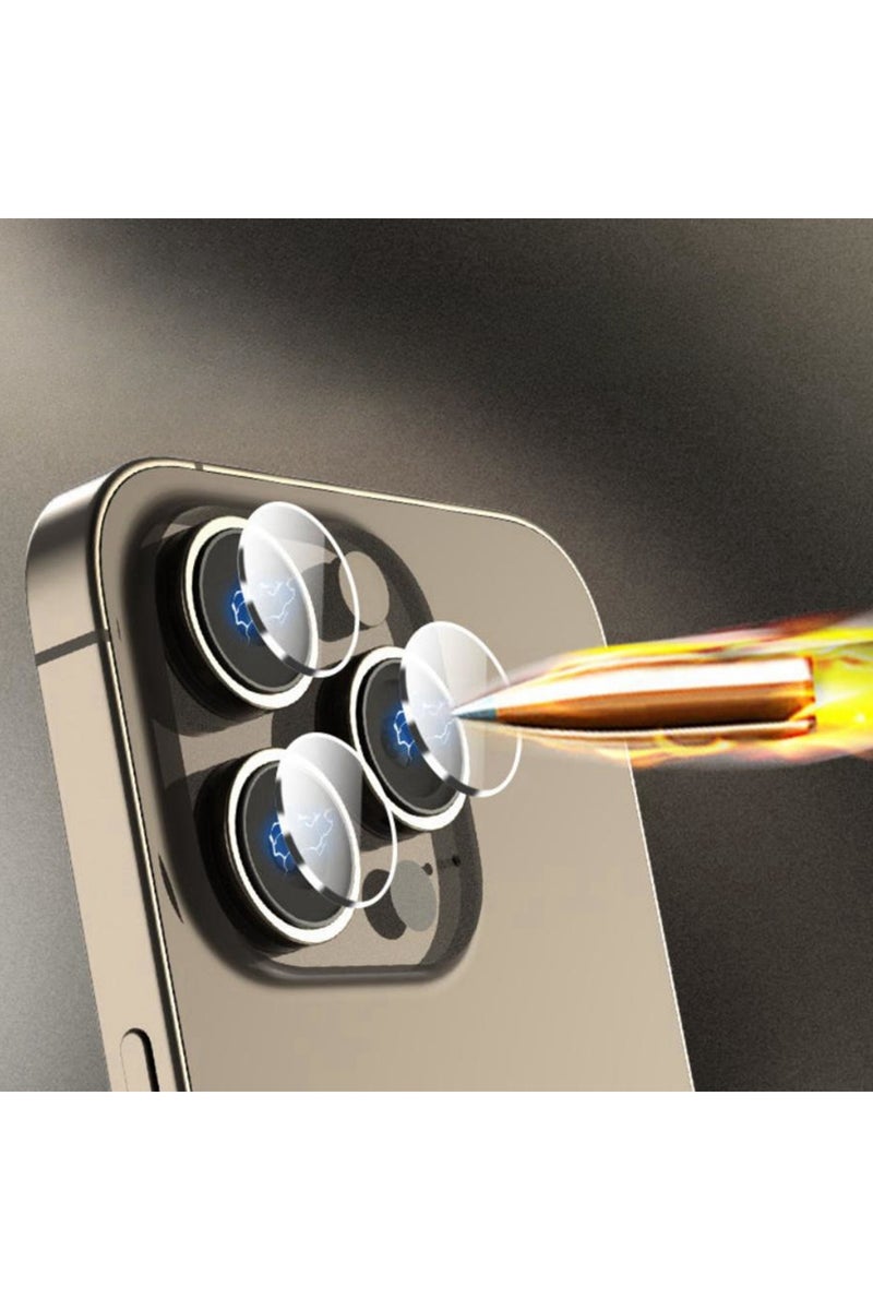 erorex 5PCS For iPhone 14 ProMax 5PCS Camera Tempered Glass For iPhone 16 15 14 Pro Max Plus Mini Back Came - Image 2