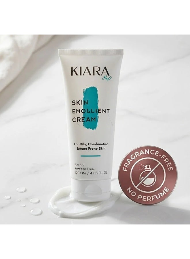 EUREKA Kiara Emollient Cream for Oily, Combination and Acne Prone Skin 120 gm - Image 4