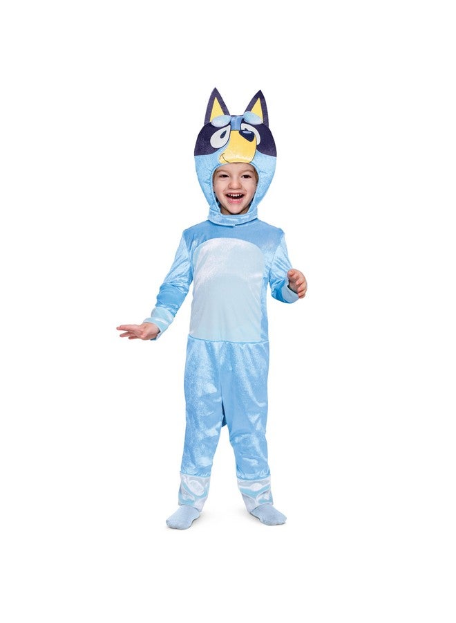 Disguise Disguise Bluey Costume for Kids, Official Bluey Character Outfit with Jumpsuit and Headpiece, Classic Toddler Size Large (4-6) - Image 1