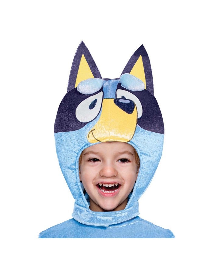 Disguise Disguise Bluey Costume for Kids, Official Bluey Character Outfit with Jumpsuit and Headpiece, Classic Toddler Size Large (4-6) - Image 2