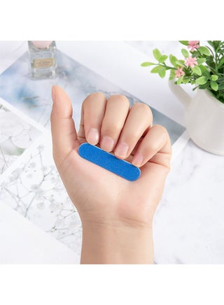 50 Piece Mini Manicure Nail File Set Pink/Blue - view 5