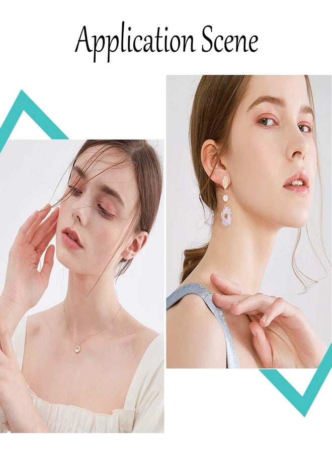 CREATCABIN 1 Box 80Pcs 18K Gold Plated Brass Oval Earring Findings with 10pcs Studs, 10pcs Jump Rings, 60pcs Ear Nuts (10 Gold Plated, 50 Plastic), 0.63x0.33 in, Gold - Image 5