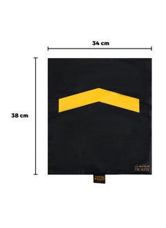 Hilalful HilalFul Teeny Tiny Gold Makkah Polyester Prayer Mat | Muslim Praying Rug for Kids/Children | Water Resistant | Anti-Slip | Islamic Gift for Eid, Ramadan | For Travel | Lightweight | Soft Fabric  - Image 4