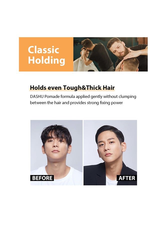 Dashu Classic Incredible Shine Pomade 3.5oz - Strong Hold & High Shine for Hairstyling - Image 3