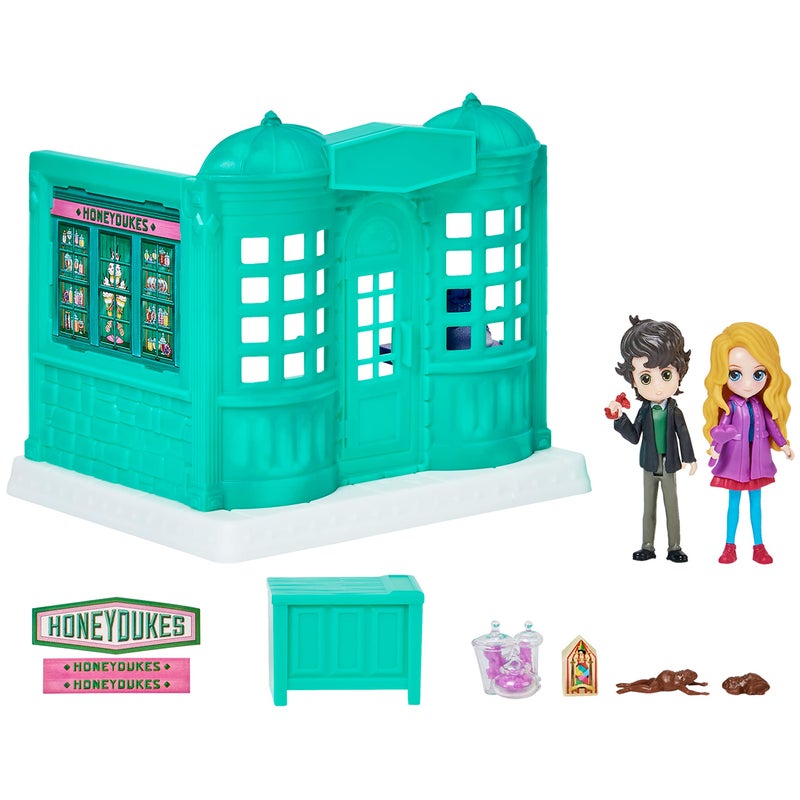 Wizarding World Harry Potter, Magical Minis Honeydukes Sweet Shop with 2 Exclusive Figures and 5 Accessories, Kids Toys for Ages 6 and up - Image 5