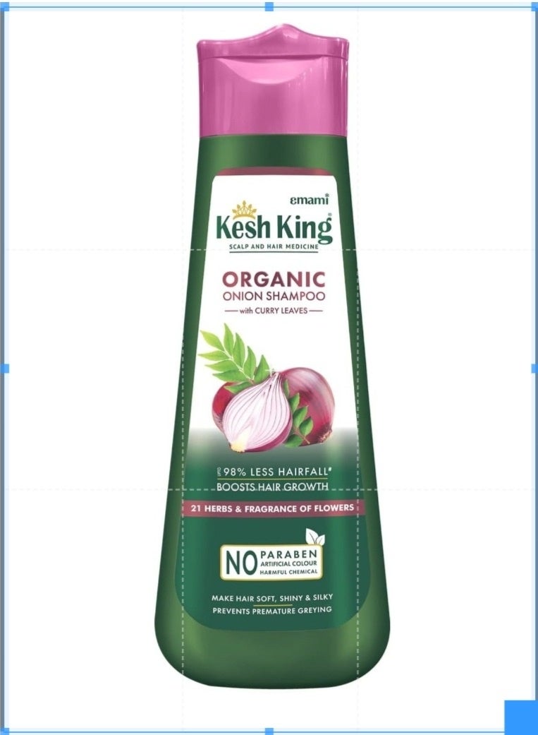 Kesh King Ayurvedic Onion Shampoo with 21 Herbs, Reduces Hairfall & Boost Hair Growth, 300ml