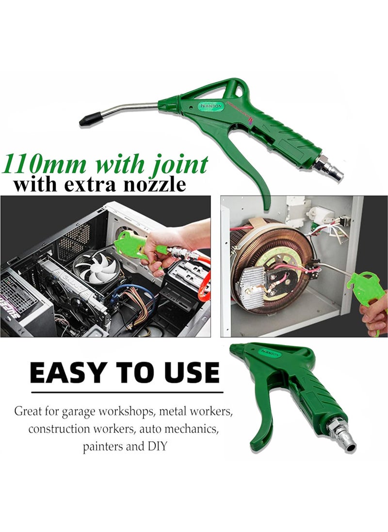 Malfah Enterprises Malfah Air Blowing Gun 110 mm Compressor Pistol Trigger With Extra Nozzle Cleaning and Removing Dust Pneumatic Blower Tool 105106MFN  - Image 2