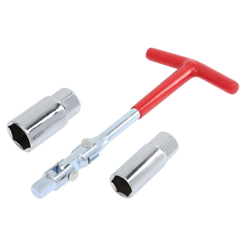 VKVXCLON Spark Plug Socket Wrench Set THandle Universal 16mm 58 21mm 1316 Spark Plug Remover and Installer Tool for Motorcycles Small Motor Vehicles Lawn Mowers - Image 3