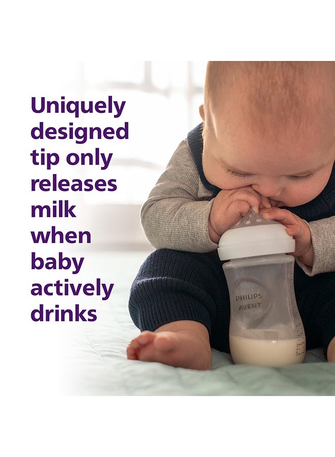 Philips Avent AVENT Philips Natural Response Baby Bottle- 260ml Baby Milk Bottle for Newborns and Up, BPA Free, 1+ Months (Model SCY903/01) - Image 4