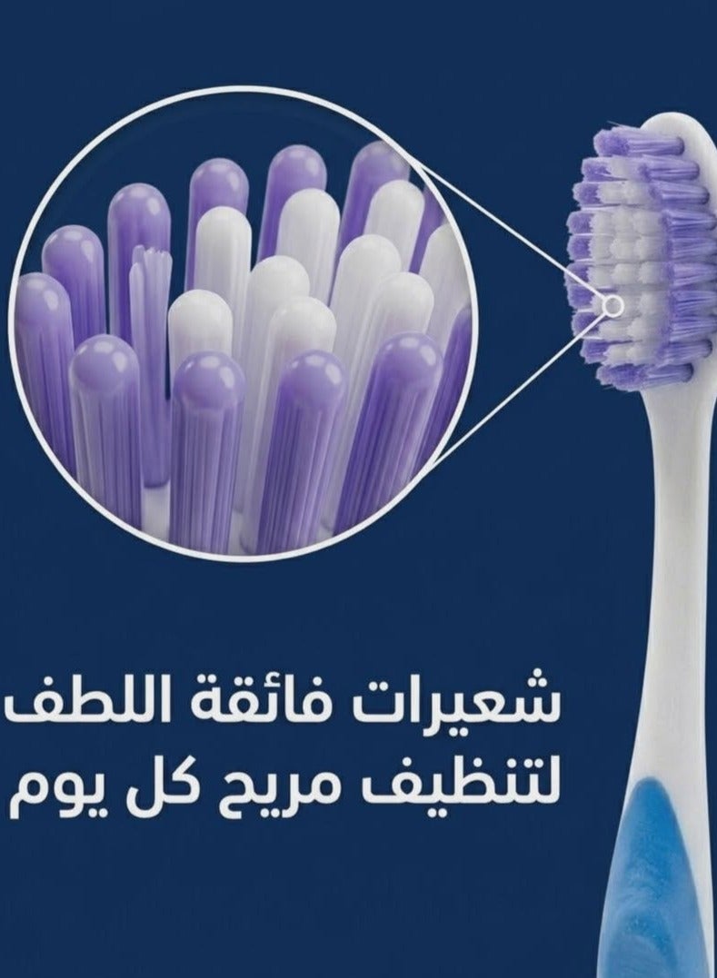 سنسوداين فرشاة أسنان ترميم وحماية للأسنان الحساسة – طقم قطعتين (شعيرات ناعمة) - Image 3