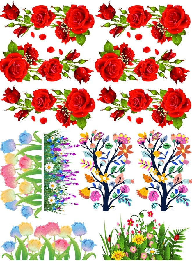 Rsbhub Self Adhesive Switch Board and Wall Stickers | Decorative Vinyl Paper Stickers for Home and Office | 32 cm x 46 cm Sheet Size | Easy Peel and Stick Design - Image 3