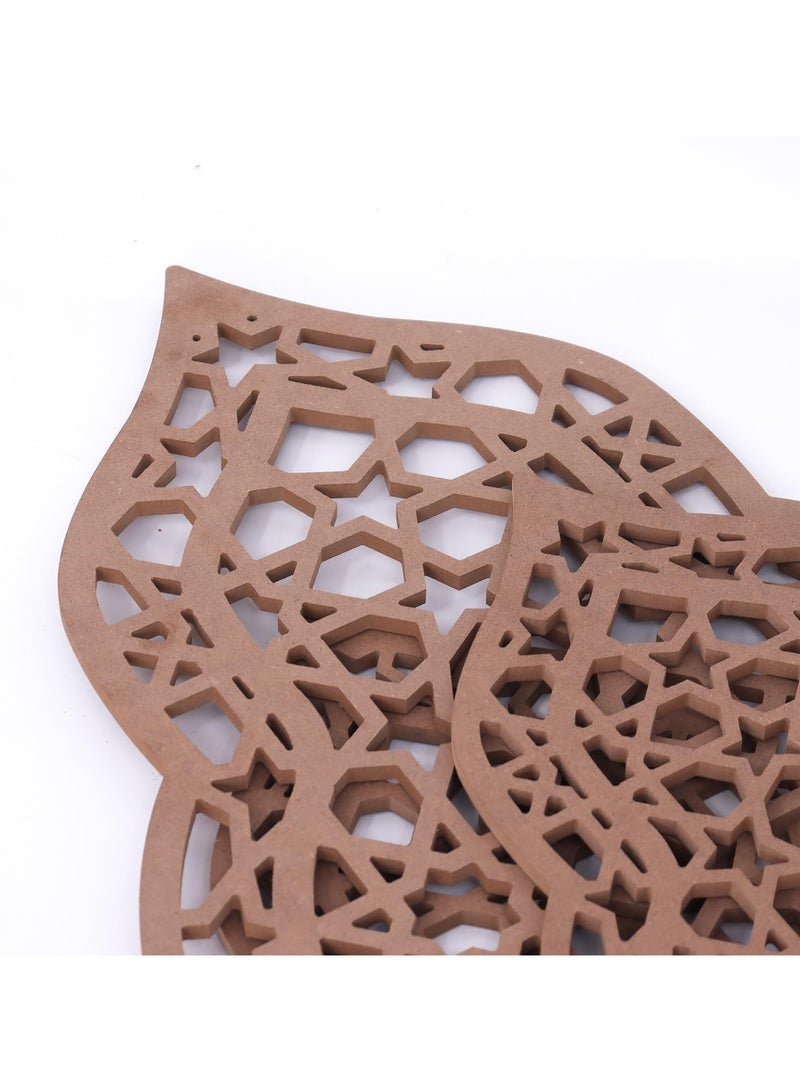 ماركة غير محددة ديكور المنزل واكسسوارات الديكور، ركن الصلاة للمسجد الصغير خشبي.  - Image 4