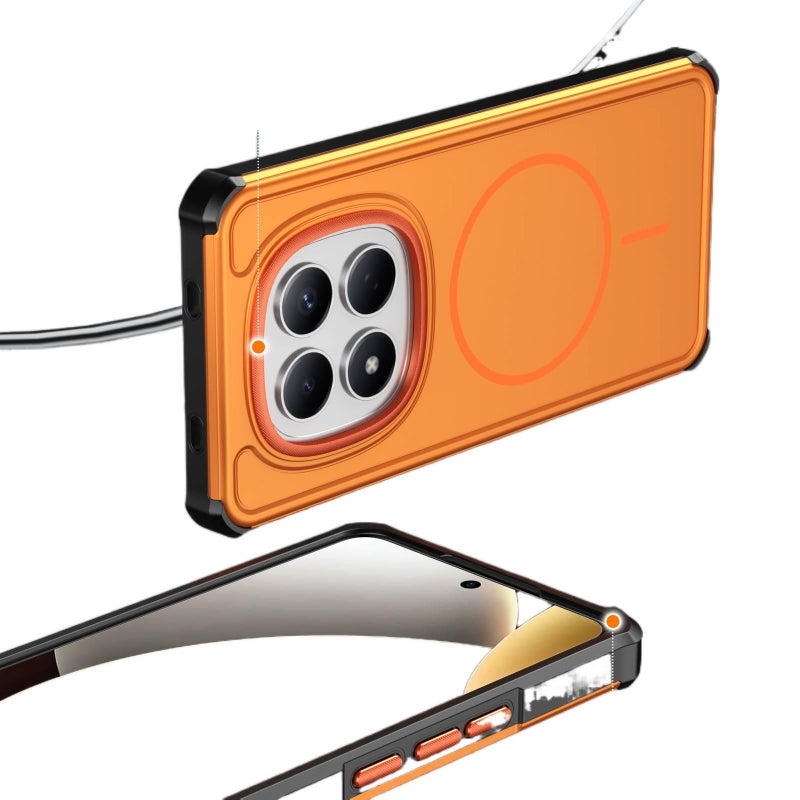 غطاء MagSafe، مغناطيس باللون الأزرق قوي، مقاوم للصدمات لـ Redmi Note 15، أزرق مغناطيسي للطاولة للمكتب المنزلي للتخزين العملي - Image 4