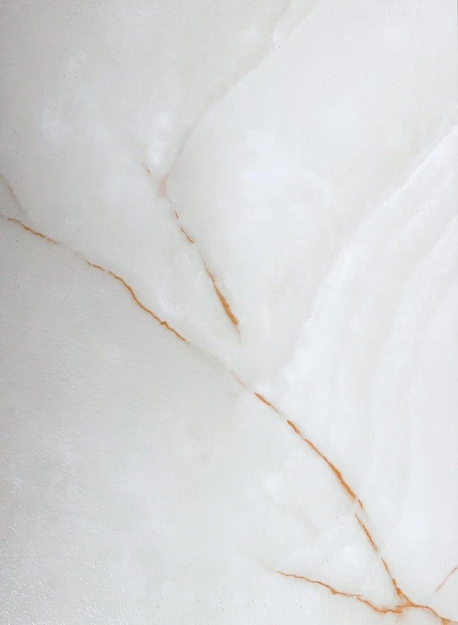 FunStick White Grey Peel and Stick Floor Tile 12"x12" Marble Vinyl Flooring Peel and Stick Tiles for Floor Waterproof Stick on Laminate Flooring for Bathroom Kitchen Bedroom Basement Floor Tiles 5 Pcs - Image 1