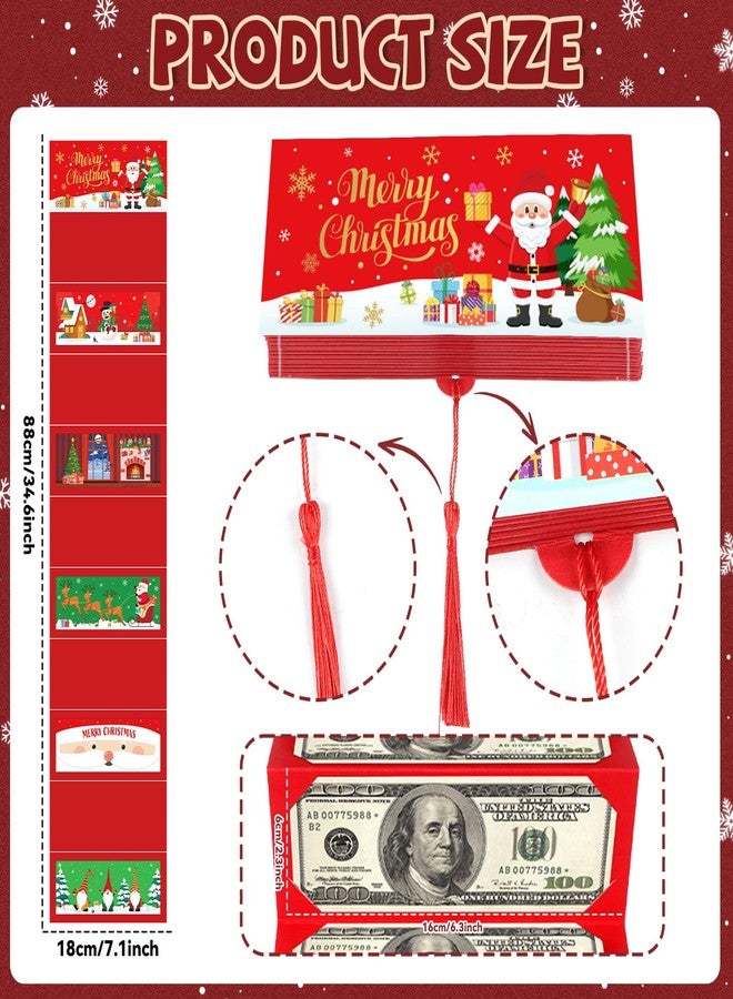 CHUNNIN Santa Claus Card Holder with 10 Slots - Xmas Surprise Money Holder for Holiday & Birthday - Image 2