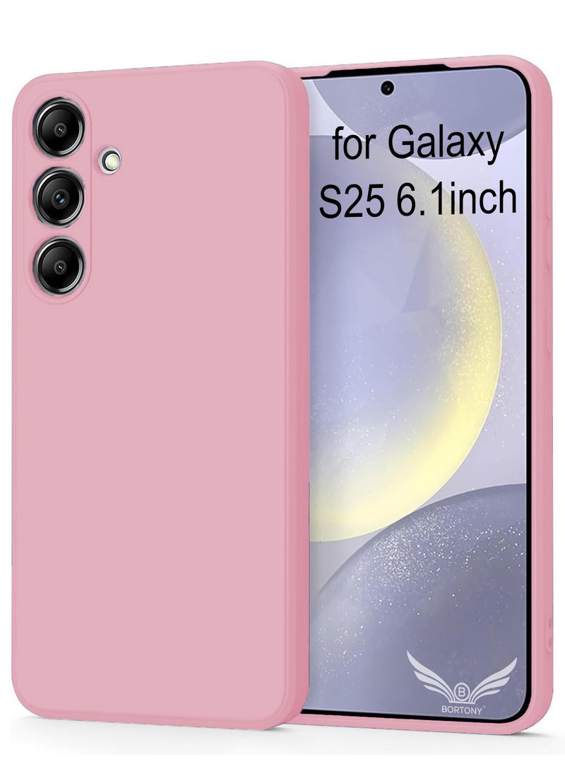 BORTONY Samsung Galaxy S25 Case Liquid Silicone Gel Rubber Anti Scratch Galaxy S25 Cover Shockproof Protective Case for Samsung Galaxy S25 6.1 Inch - Image 1