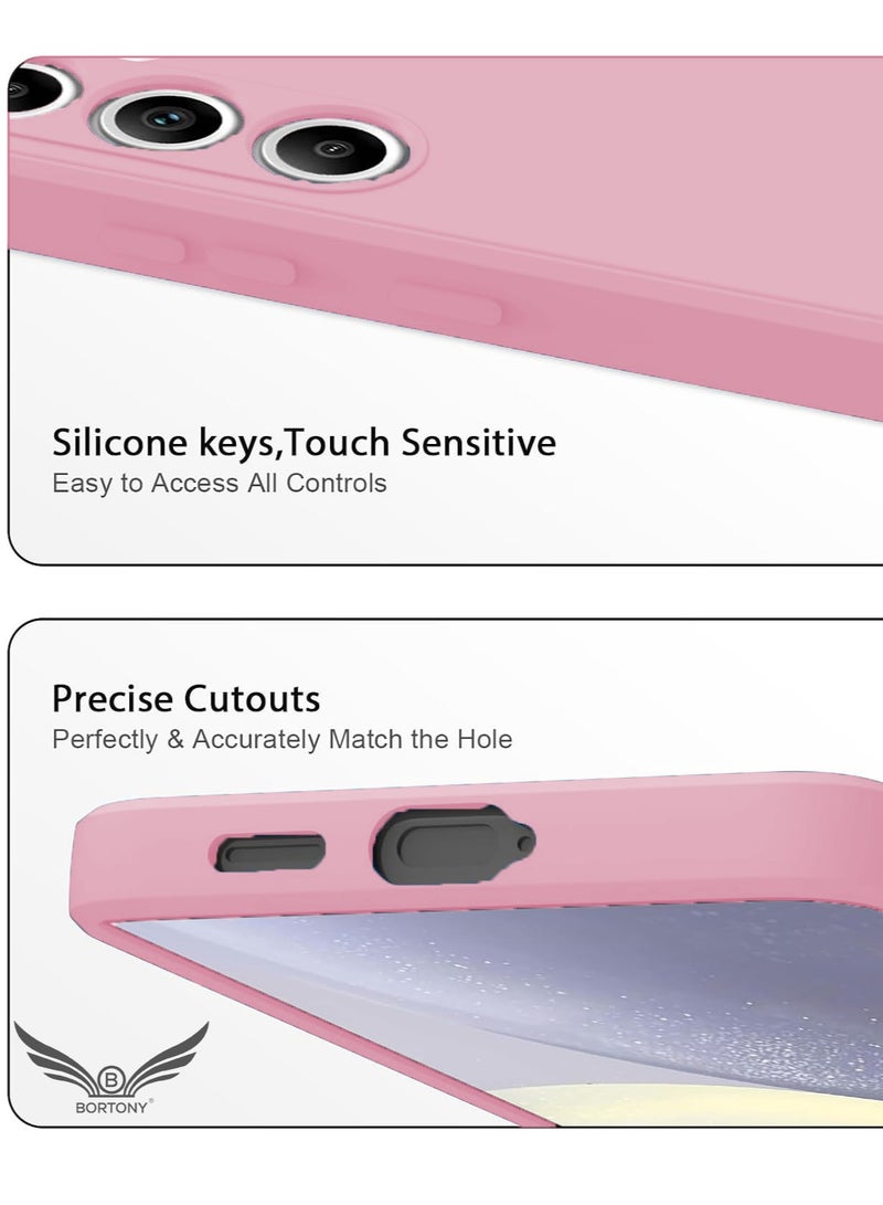 BORTONY Samsung Galaxy S25 Case Liquid Silicone Gel Rubber Anti Scratch Galaxy S25 Cover Shockproof Protective Case for Samsung Galaxy S25 6.1 Inch - Image 4