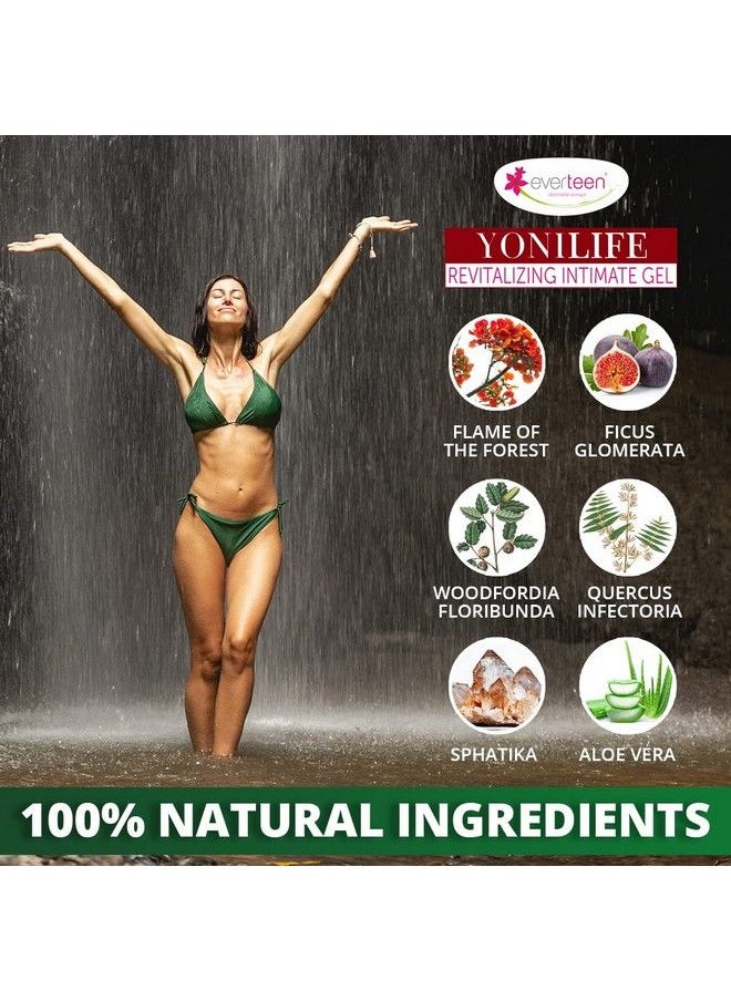 everteen Combo Natural Bikini Line Hair Remover Cream 50G And Yonilife Revitalizing Gel  - Image 5