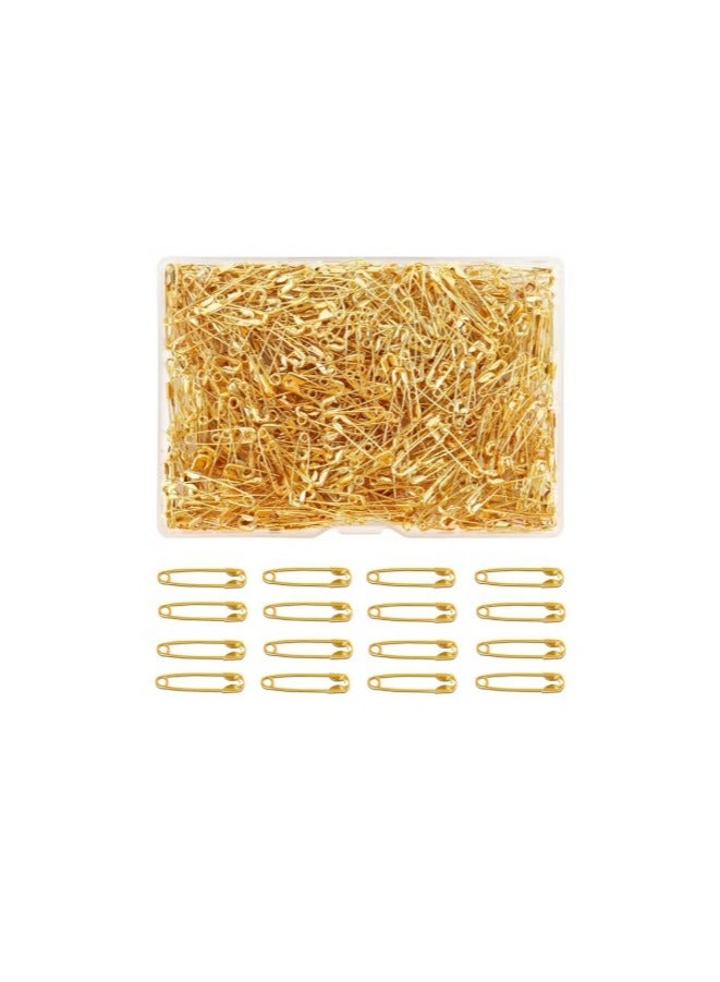 Sky Shine Heavy-Duty Safety Pins – 200pcs Medium Size Steel Pins for Clothing, Quilting, Upholstery, Crafts & DIY – Rust-Resistant & Durable Gold Color