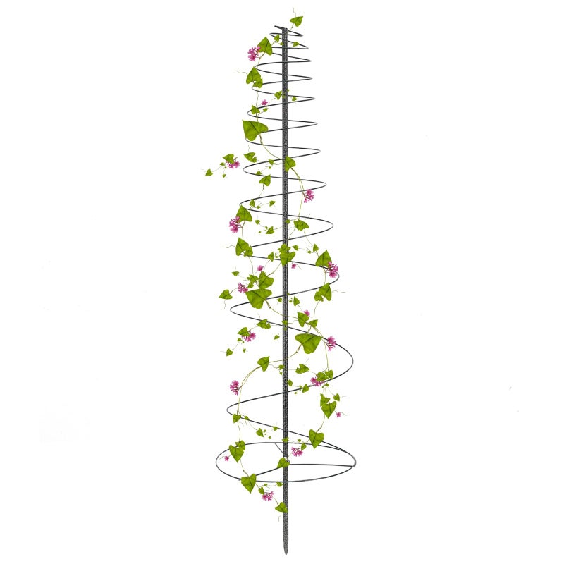 Daneried Trellis for Climbing Plants Outdoor, 73inch Tall Plants Trellis Support Metal Garden Trellis for Vegetables Flowers Plants Vine Support - Image 1