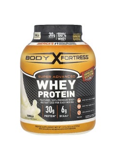 Body Fortress Body Fortress, Super Advanced Whey Protein, Vanilla, 3.9 lb (1,769 g)  - Image 1