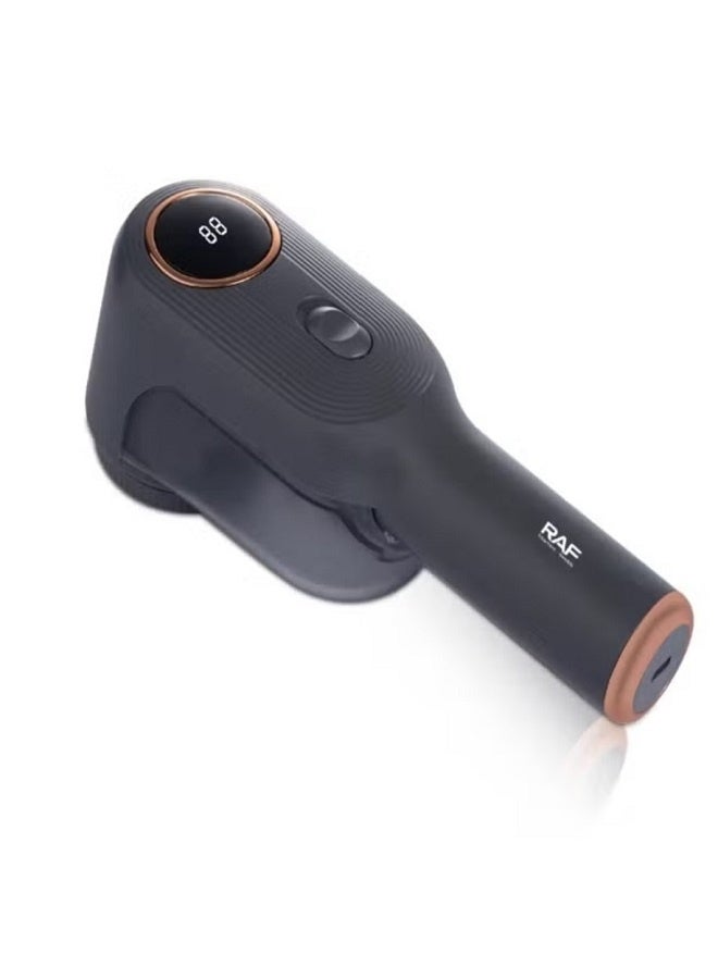 RAF Electric Rechargeable Lint Remover – Fabric Shaver with 6 Stainless Steel Blades, USB Charging, Beehive Mesh & Large Storage Container for Clothes, Sweaters & Woolen Fabrics - Image 5