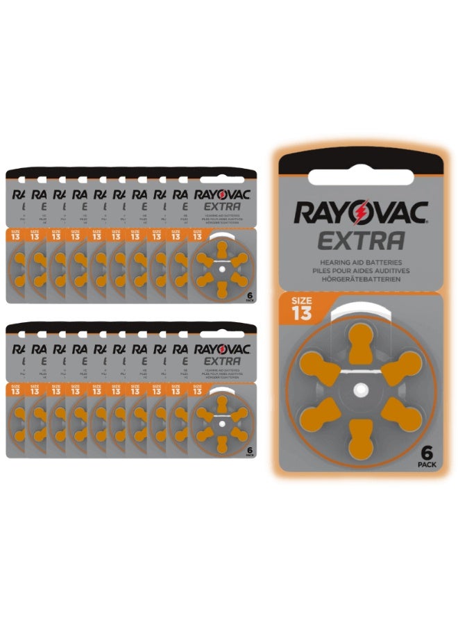 Rayovac 120-Pieces Rayovac Extra (Size 13) Hearing Aid Batteries Zinc-Air 0% Mercury - Image 2