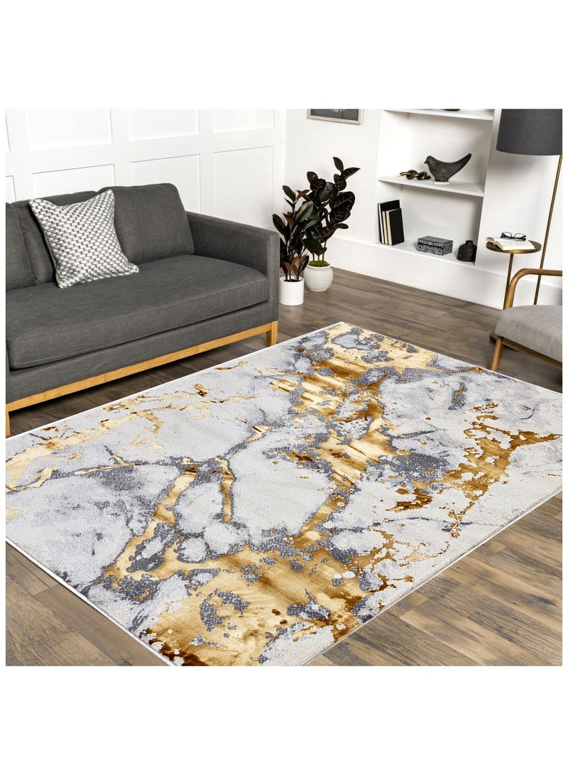KinCarpet Modern Abstract Pattern Durable Material Soft Indoor Rug Premium Large Carpet - Image 1