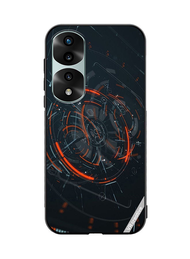 VR CREATIVE Protective Case Cover For Honor 70 Pro Tech Design Multicolour - Image 1