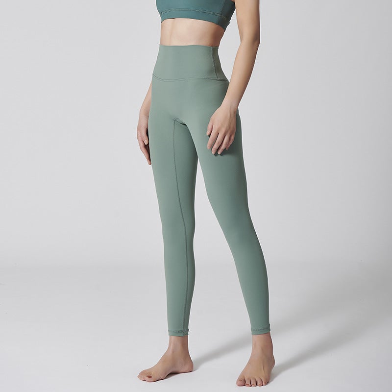 Seamless High-Waisted Tummy Control Workout Fitness Butt-Lifting Pants With Pockets, No Awkward Lines, Yoga Pants For Shaping And Lifting - Image 4