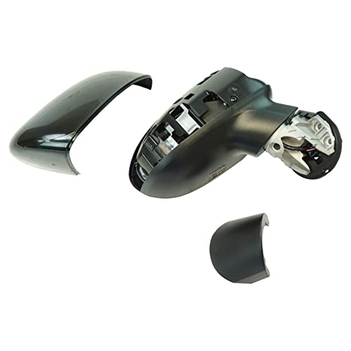 TRQ Passenger Side Mirror Assembly Electric Adjustment Heated No Memory Black Compatible with 2014-2017 Kia Rio KI1321187 - Image 2