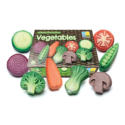 Yellow Door Vegetable Sensory Play Stones - Image 1