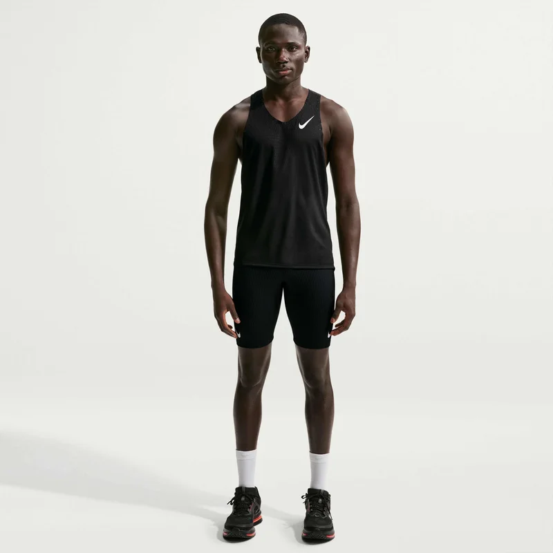 Nike Black Men's AeroSwift Dri-FIT ADV Running Vest for Men | Best Price UAE
