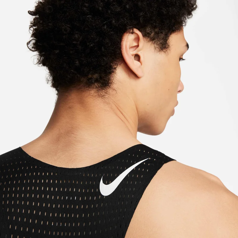 Nike Black Men's AeroSwift Dri-FIT ADV Running Vest for Men | Best Price UAE
