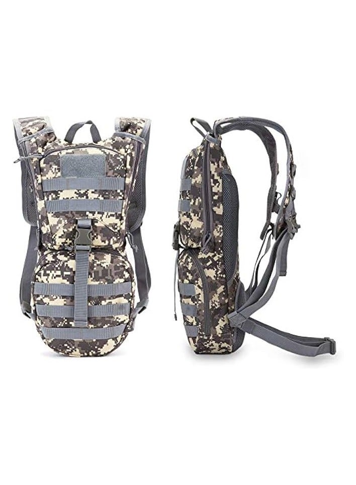 Green Tiger Tactical Hydration Pack Backpack, Outdoor Sports Lightweight MOLLE Daypack for Biking Marathon Hiking Climbing Running Hunting Cycling Without Water bladder - Image 2