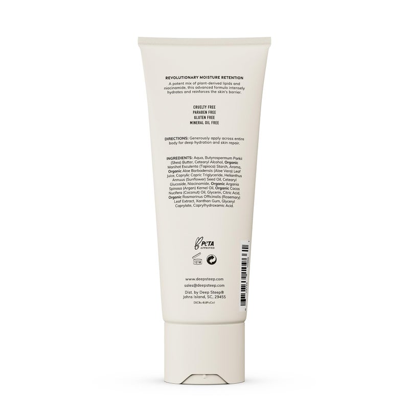 Deep Steep Body Lotion, Pure Coconut, 8 oz â€“ Moisturizer with Coconut Oil, Shea Butter, Argan Oil, Aloe Vera & Niacinamide â€“ Vegan, Clean Beauty, Daily Skin Hydration - Image 2