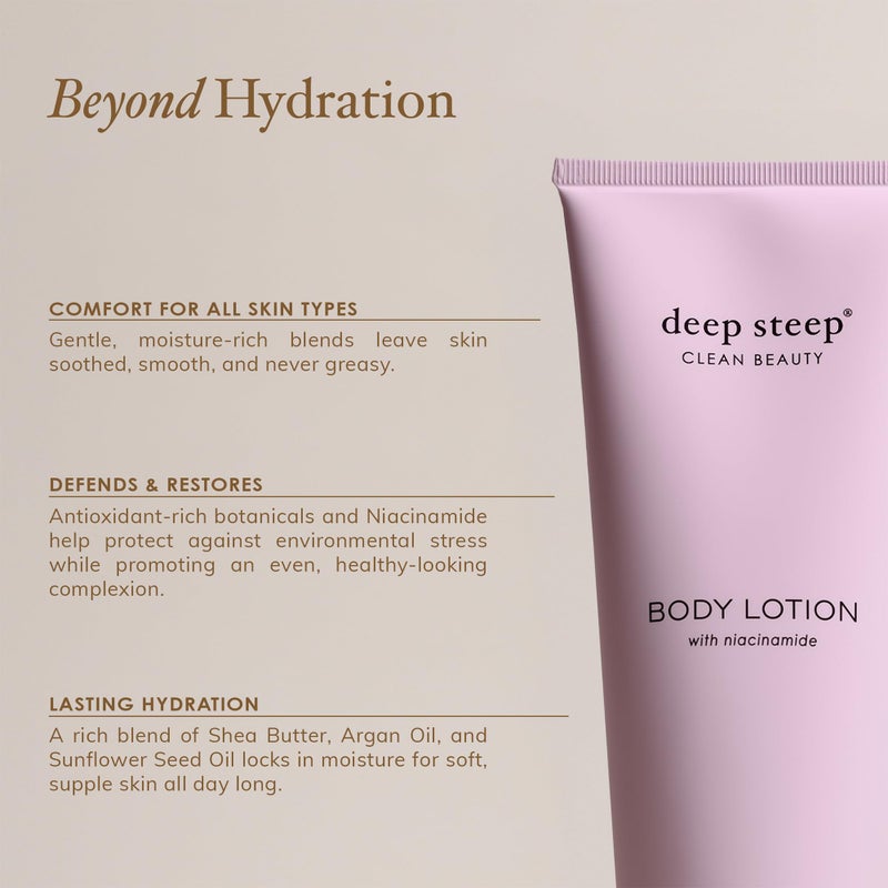 Deep Steep Body Lotion, Pure Coconut, 8 oz â€“ Moisturizer with Coconut Oil, Shea Butter, Argan Oil, Aloe Vera & Niacinamide â€“ Vegan, Clean Beauty, Daily Skin Hydration - Image 5
