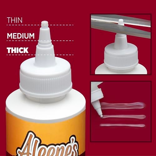 Aleene's Fabric Fusion Glue 4 oz, Nontoxic, Permanent and Washable Adhesive, Dries Flexible, Strong Bond on All Fabrics, Patches, Clothing, Denim, Polyester, Cotton, Felt, Flannel Materials - Image 3