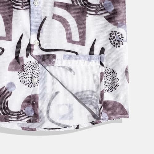 CAVIO Boys Cotton Blend Full Sleeves Printed Shirt with T-Shirt Magenta - Image 5