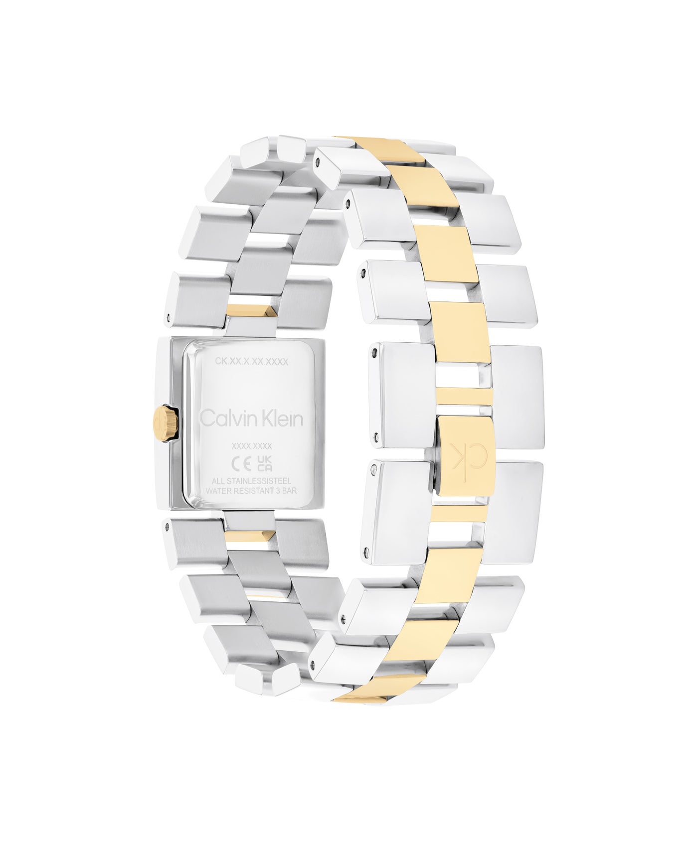 ساعة ميريديان بحزام ستانلس ستيل تناظرية