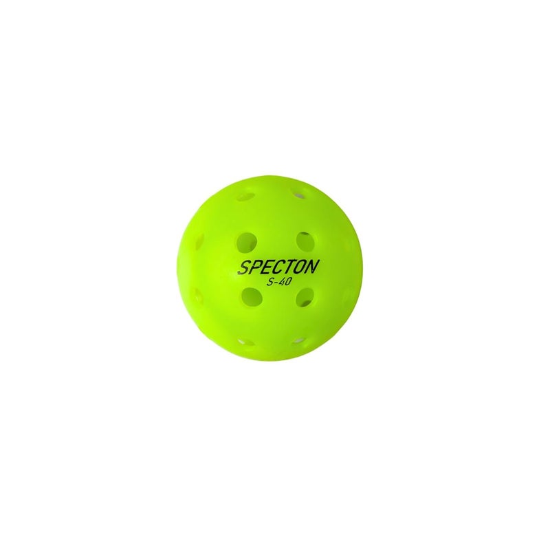 SPECTON 40 Holes Performance Outdoor Pickleballs Plastic and Polyester Pack of 3 - Image 2