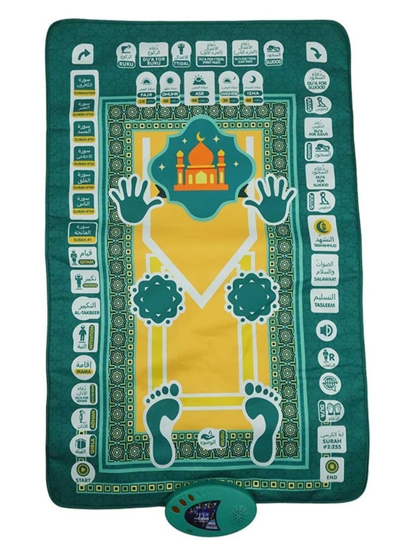 Rugs to teach prayer to childrenEducational prayer rug for children ( 7 languages), smart rug for children, Islamic gift.